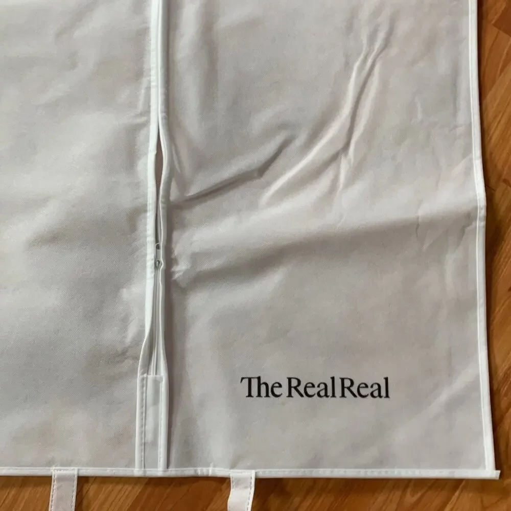 The Real Real White Garment‎ Bag